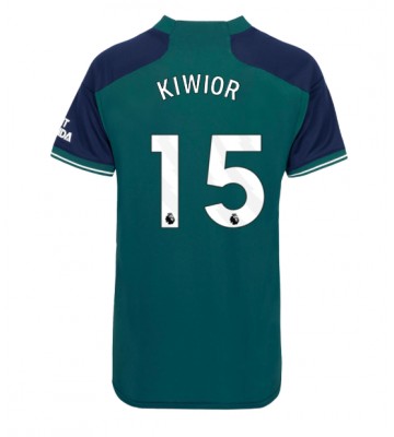 Arsenal Jakub Kiwior #15 Tercera Equipación Mujer 2023-24 Manga Corta